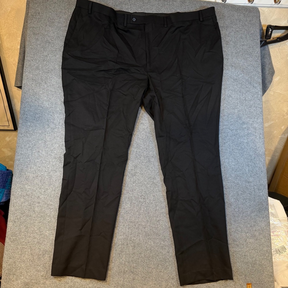 DKNY Duran Mens 2 Piece Suit Black 54R Jacket 49W Pants Stretch DNUR217W0021 NEW - Picture 13 of 16